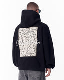 Applique Lace 3D Embroidery Hoodie Black (6)