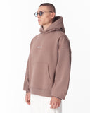 Mandala Shining Print with 3D Embroidery Hoodie Brown (6)