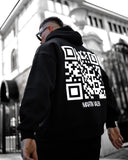 QR Hoodie in Black