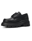 Proto Derby Genuine Leather Black Shoes (6)