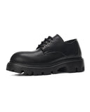 Torque Derby Genuine Leather Black Shoes (6)