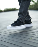 MonoFlux High Sole Elastic Scuba Fabric Sneakers (7)