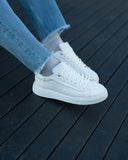 Axino Men's Casual White Sneakers (5)
