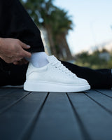 Zapatillas Suela Gruesa Blancas