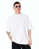 Follow The Stream Oversized White T-Shirt styled with bandana and denim