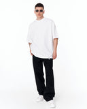 Follow The Stream witte oversized T-shirt