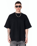 No Heart Graphic Oversized Black T-Shirt for modern men’s streetwear styling