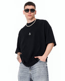Oversized zwart Namaste Streetwear T-shirt