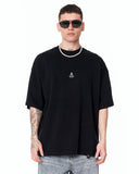 Namaste Streetwear Oversized Black T-Shirt with clean black cotton design