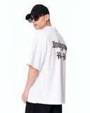Underground Hip Hop Oversized White T-Shirt for urban streetwear outfits