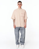 T-shirt beige oversize Utility Pocket