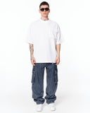 Utility Pocket Oversized White T-Shirt for everyday streetwear comfort