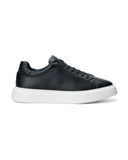 Men’s Vero Black genuine calf leather sneakers