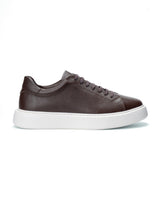 Vero Braune Ledersneaker