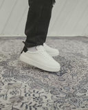 Bobe Suede Belted New Sneakers White Black