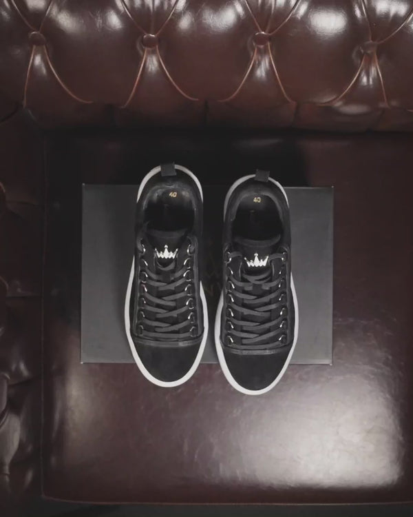 Men's Casual Sneakers Crowned Black
