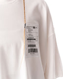 Jedi Delivery Print Oversized White T-shirt with oversized streetwear fit