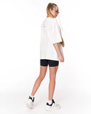 Jedi Delivery Print Oversized White T-shirt with relaxed oversized cut