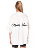 Mandala Shining Print with 3D Embroidery White T-shirt mandala design