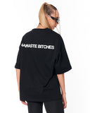 Namaste Streetwear Black Oversized T-Shirt in relaxed streetwear fit