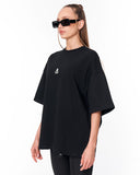 Namaste Streetwear Black Oversized T-Shirt with bold back statement print