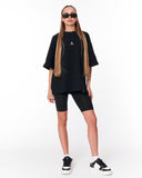Namaste Streetwear Black Oversized T-Shirt with relaxed cotton shape