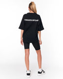 Namaste Streetwear Black Oversized T-Shirt with street style attitude