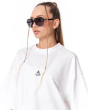 Namaste Streetwear White Oversized T-Shirt with oversized everyday shape