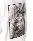 Urban DNA Applique Patch Oversized White T-shirt for women