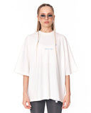 Van Gogh Blossoms Oversized White T-shirt with blossom back artwork