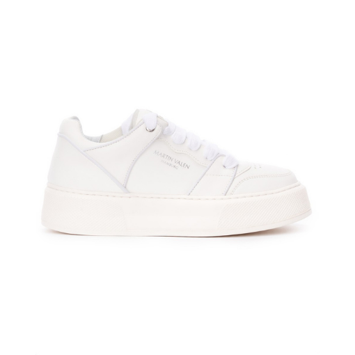 White and White Bicolor Trainers